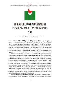 Centro Cultural Mohamed VI para el Diálogo de las Civilizaciones [editorial] (Coquimbo, 2007-  ) [Semblanza]