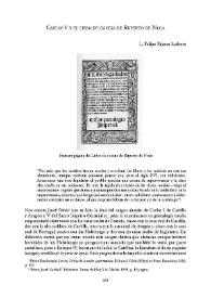 Carlos V y el libro de cocina de Ruperto de Nola