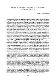 Sanlúcar de Barrameda, cosmódromo de la modernidad, en Antonio Pigafetta