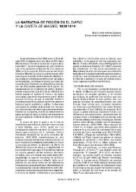 La narrativa de ficción en el 'Diario' y la 'Gaceta de Madrid', 1808-1814 