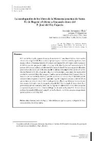 La catalogación de los libros de la Manzana jesuítica de Santa Fe de Bogotá: el último y fracasado deseo del P. José del Rey Fajardo