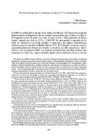 'No hay burlas con la podagra'. Carlos V y el ácido úrico