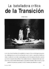 La batalladora crítica de la Transición 

