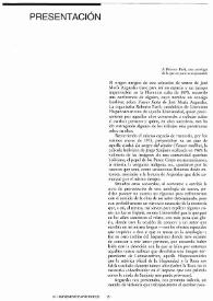 Presentación. 'Anthropos', número Extraordinario 31 (1992). 'José María Arguedas: una recuperación indigenista del mundo peruano'
