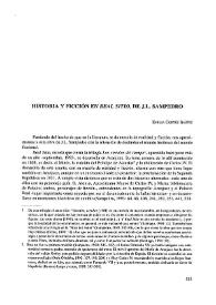 Historia y ficción en 'Real Sitio' de J. L. Sampedro 