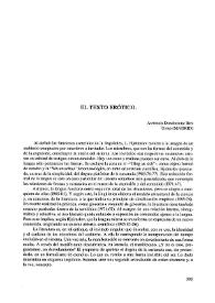 El texto erótico