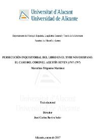 Persecución inquisitorial del libro en el XVIII novohispano: el caso del coronel Agustín Beven (1767-1797)