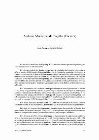 Archivo Municipal de Trujillo (Cáceres)