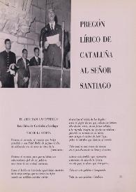 Pregón lírico de Cataluña al señor Santiago