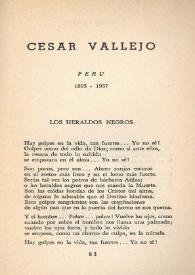 César Vallejo. [Antología]