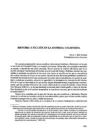 Historia y ficción en la empresa colombiana 