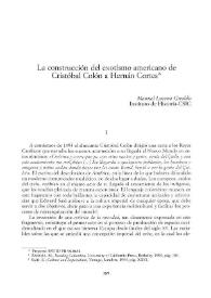 La construcción del exotismo americano de Cristóbal Colón a Hernán Cortés