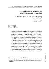 Cuando los expertos crean derecho: deferencia, opacidad y legitimidad 
