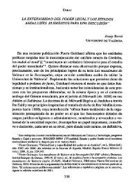 La exterioridad del poder legal y los estados andalusíes. Elementos para una discusión