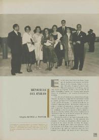 Memorias del exilio 