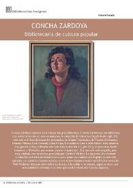 Concha Zardoya. Bibliotecaria de cultura popular