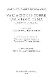 Variaciones sobre un mismo tema (Artículos de prensa)