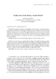 Galdós entre Pardo Bazán y Concha Morell