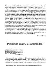 Pendencia contra la inmovilidad 