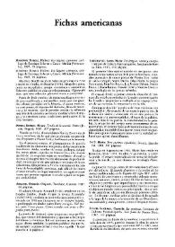 Cuadernos hispanoamericanos, núm. 461 (noviembre 1988). Fichas americanas 