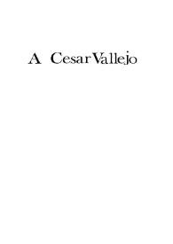 A César Vallejo