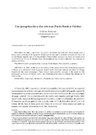 Una peregrinación y dos crónicas (Pardo Bazán y Galdós)