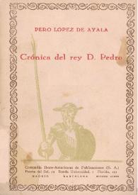 Crónica del Rey Don Pedro: selección
