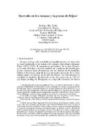 Quevedo en los ensayos y la poesía de Feijoo 