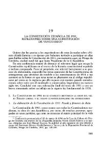 La Constitución de 1931. Reflexiones sobre una constitución de vanguardia