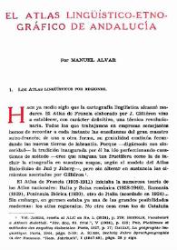 Atlas lingüístico-etnográfico de Andalucía