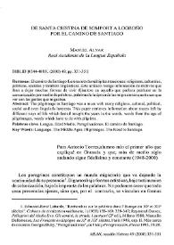 De Santa Cristina de Somport a Logroño por el camino de Santiago