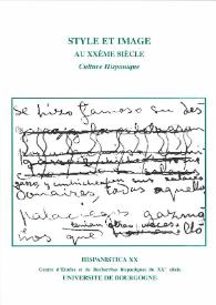 Style et image au XXème siècle. Culture Hispanique