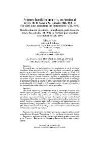 Avatares bucólico-climáticos, un camino al revés: de la 'Silva a las estrellas' (Bl. 401) a 'Ya viste que acusaban los sembrados' (Bl. 499) 
