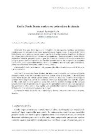 Emilia Pardo Bazán: curiosa o coñecedora da ciencia