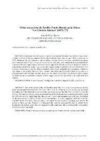 Unha excursión de Emilia Pardo Bazán pola física: 'La Ciencia Amena'