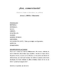 ¡Ave, comerciante! : (Disparate cómico en dos actos y un prefacio)