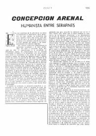 Concepción Arenal. Humanista entre serafines