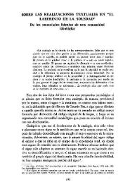 Sobre las realizaciones textuales en 'El laberinto de la soledad'. De los enunciados latentes de una comunidad ideológica 