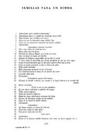 Semillas para un himno