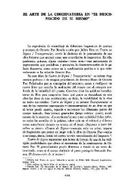 El arte de la combinatoria en 'El desconocido de sí mismo'