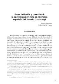 Entre la ilusión y la realidad: la cuestión americana en la prensa española del Trienio (1820-1823)
