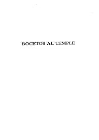 Bocetos al temple