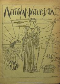 Acción Naturista. Núm. 1, 1919