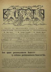 Acción Naturista. Núm. 2, 1919