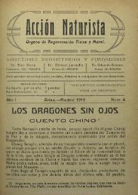 Acción Naturista. Núm. 4, 1919