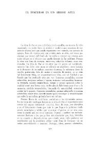 El discurso es un error azul