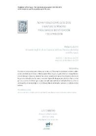 'No hay reino como el de Dios y mártires de Madrid': problemas de identificación y de atribución