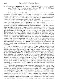 Max Gorosch. -- El Fuero de Teruel. Stockholm, 1950. Leges Hispanicae Medii Aevi edendas curavit Gunnar Tilander. I, 668 p.