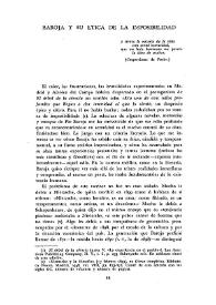 Baroja y su ética de la imposibilidad 