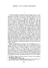 Baroja y su último biógrafo 